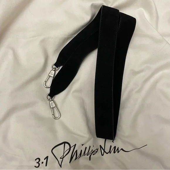 3.1 phillip lim mini soft suede pashli satchel in black - Picture 5 of 12